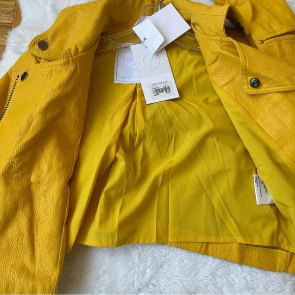 SOSKEN Jacket Faux Leather Harley jacket